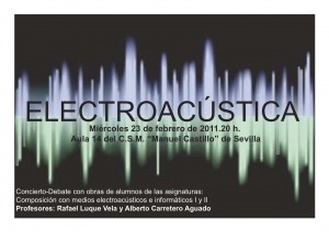 Concierto-Debate Electroacústica