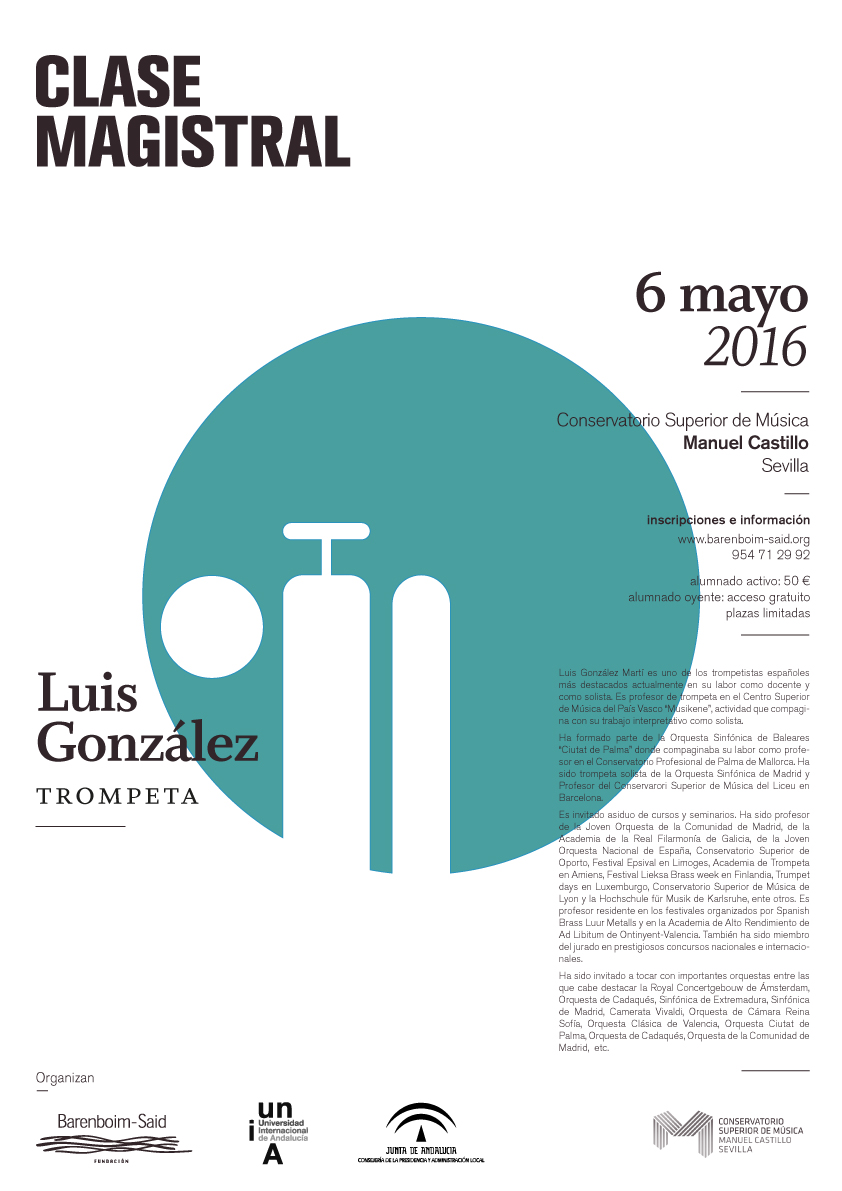 Clase magistral de trompeta — Luis González