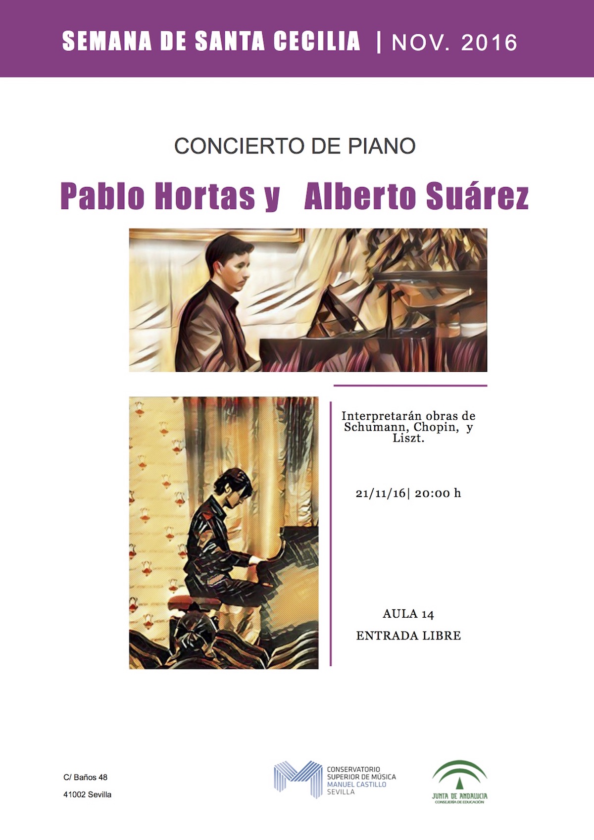 Pablo Hortas y Alberto Suárez