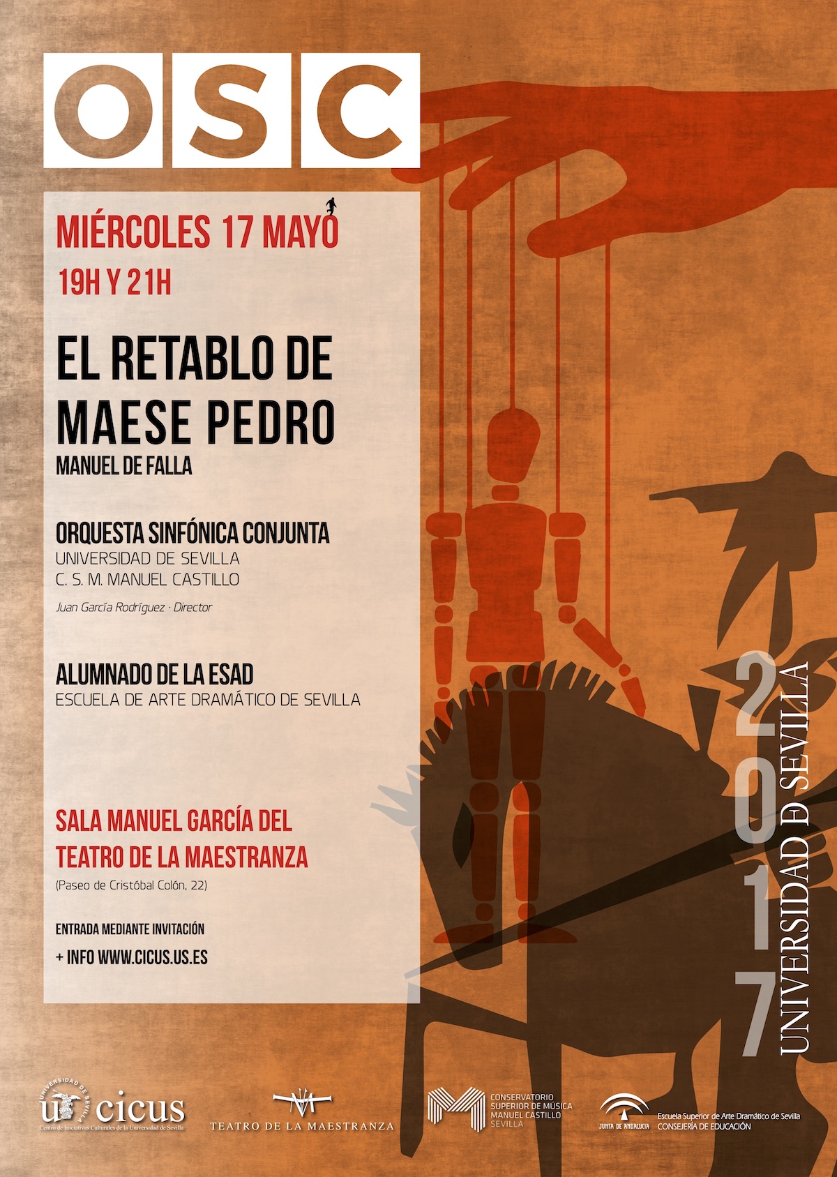 Producción de «El Retablo de Maese Pedro» en el Teatro de la Maestranza