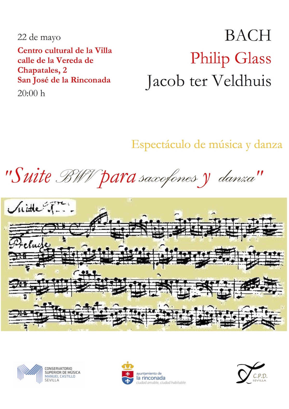 Suite BWV para saxofones y danza