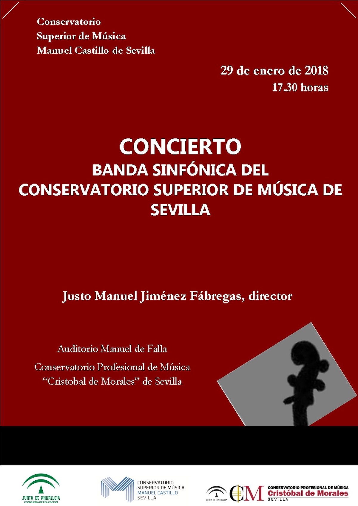 Concierto de la Banda Sinfónica de Música del conservatorio