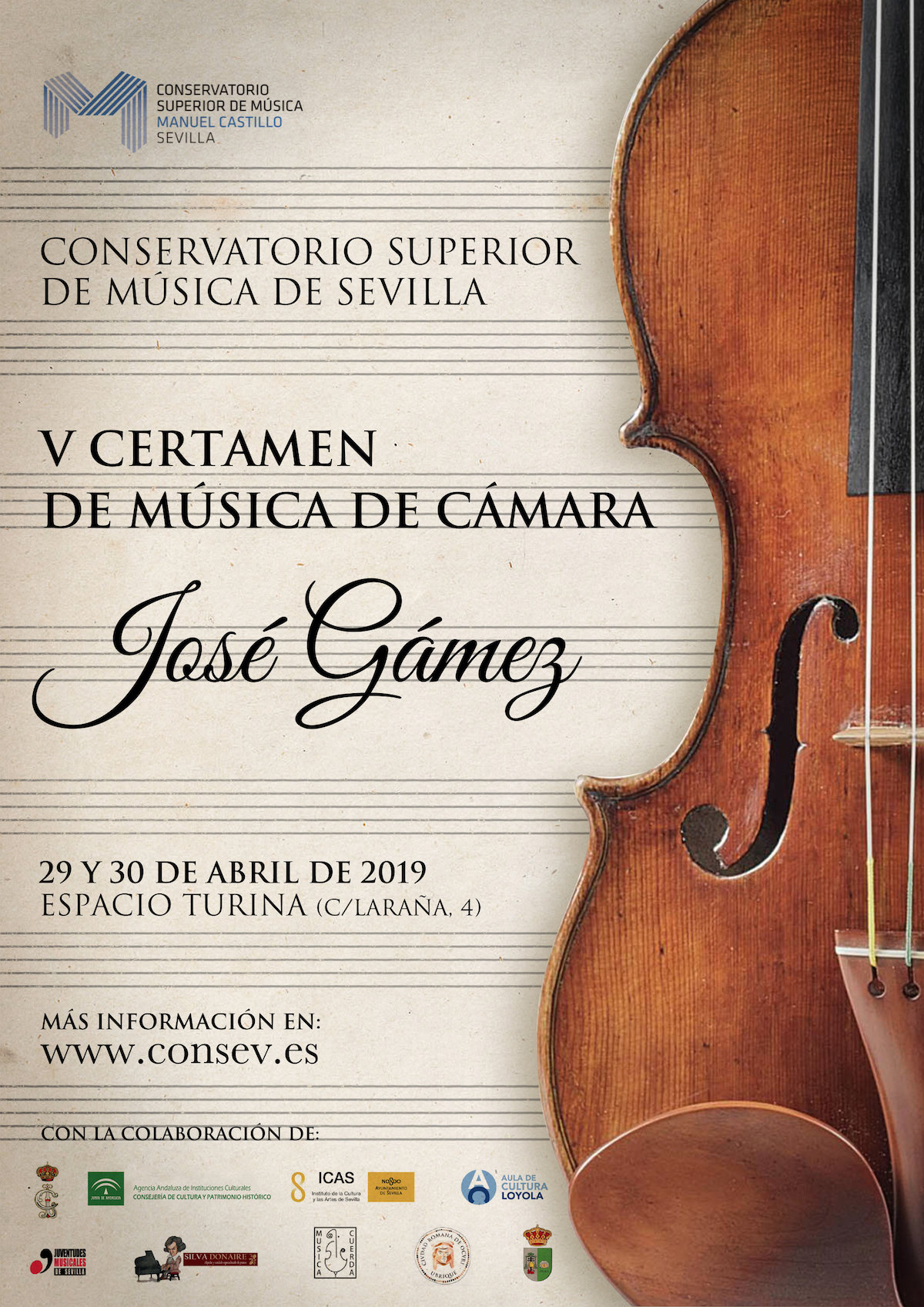V Certamen de Música de Cámara «José Gámez»